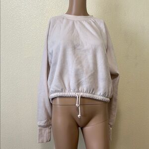 H&M- Casual Cream Sweatshirt